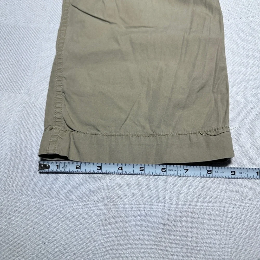 Polo Ralph Lauren Cargo Pants Men 34x32 Roll Up Leg Outdoors Hiking Tan Khaki